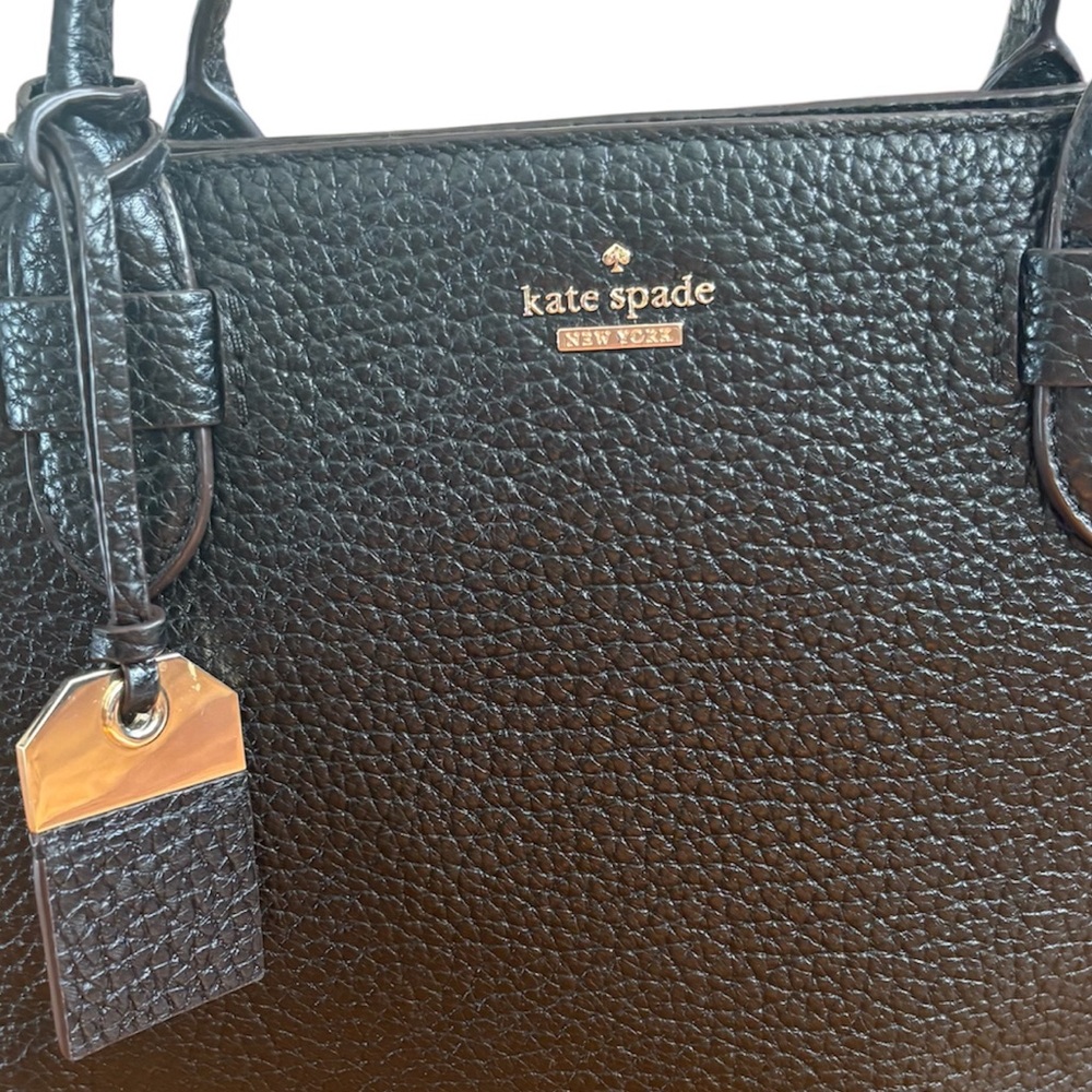 Kate Spade Black Pebble /Textured Leather Tote - Picture 3 of 8